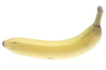 Whole Yellow Banana With Peel