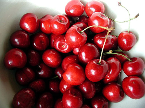 Dark Red and Light Red Cherries