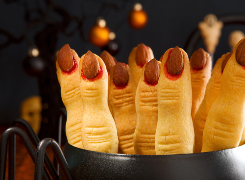 Halloween Witches Fingers Cookies